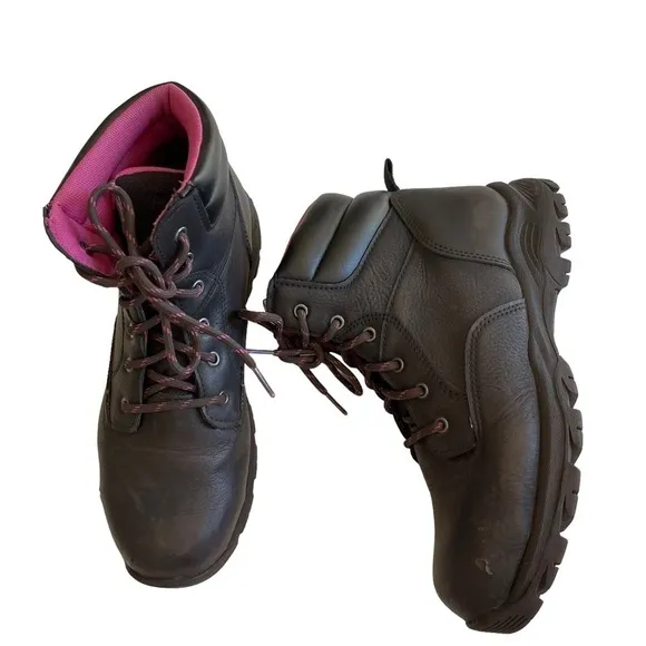 Brahama Women’s Size 8 steel toe Work boots