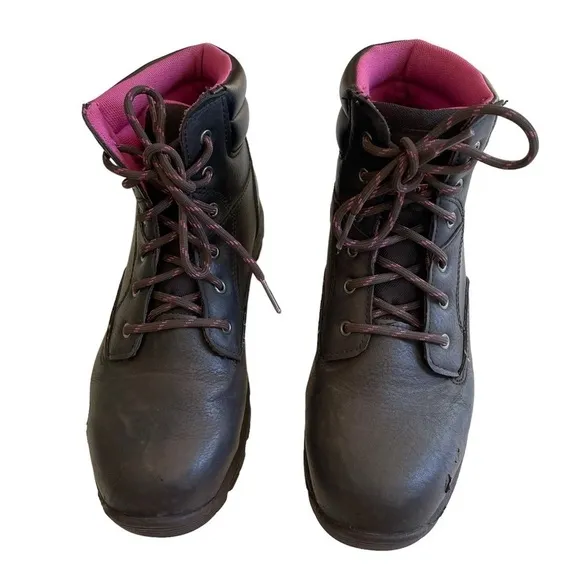 Brahama Women’s Size 8 steel toe Work boots