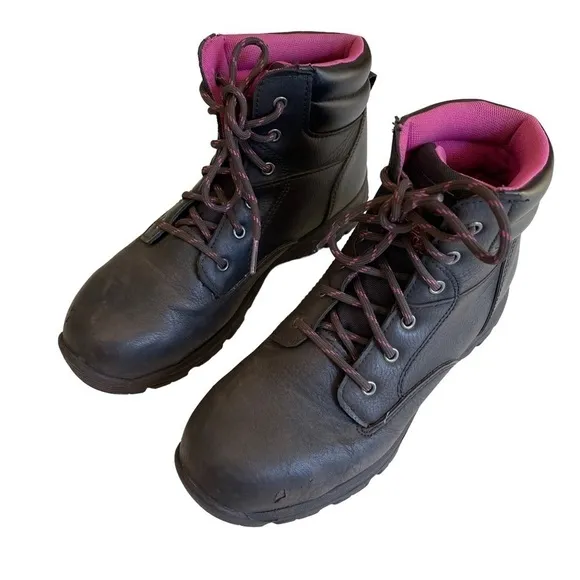 Brahama Women’s Size 8 steel toe Work boots