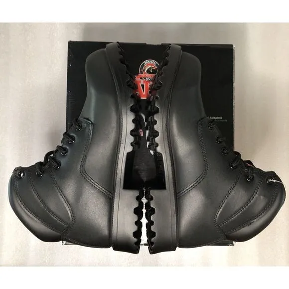 Brahma Escott Men's Soft Toe 6&quot; Black Work Boot Slip &amp; Oil Resistant Size 7.5W