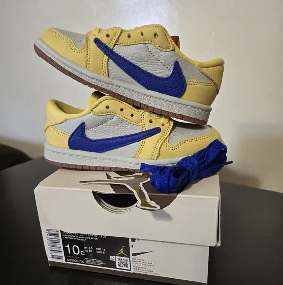 Brand new in the box,  Nike Jordan Low Cactus Jack shoes size 10c