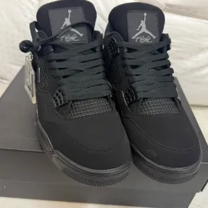 Brand new  Never worn Black Sneakers with Mesh and Leather Overlays
