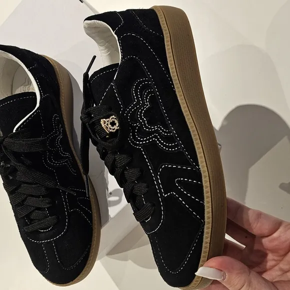 Brand NEW suede and leather Maje Sneakers Size 38 (7.5)