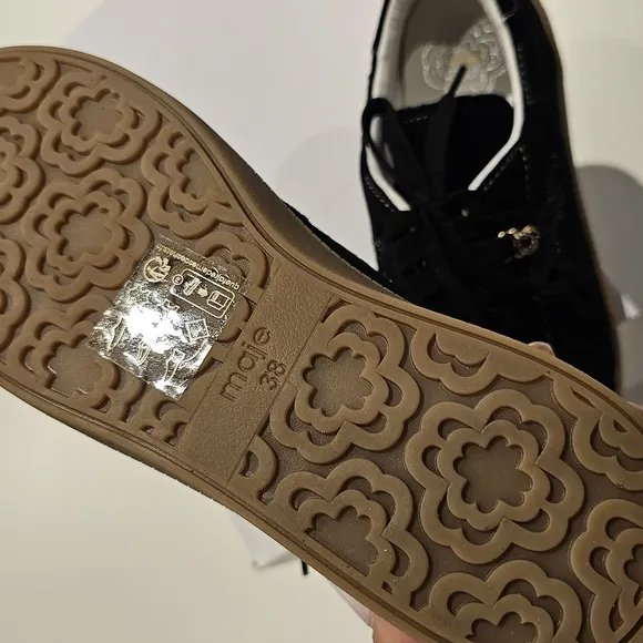 Brand NEW suede and leather Maje Sneakers Size 38 (7.5)