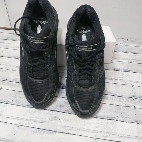 Brooks Addiction 9 Men's Black Running Training Sneakers Size 11. 5 D Medium