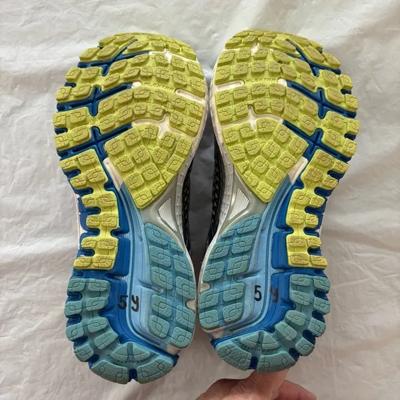 Brooks Adrenaline GTS 15 running shoes sneakers turq blue silver SZ 8 W NWOT