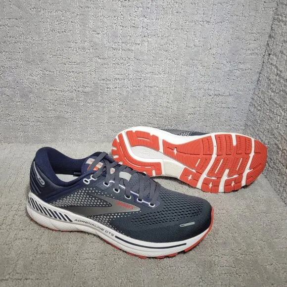 Brooks Adrenaline GTS 22 Mens Size US 8D (Medium) Gray Running Athletic Sneakers