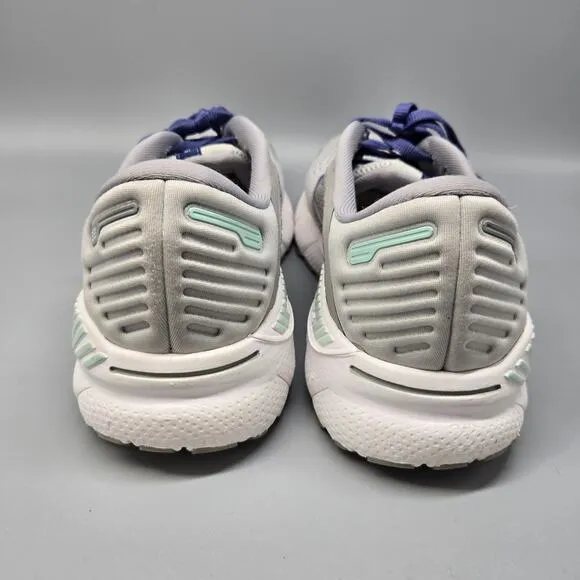 Brooks Alloy/Blue Adrenaline GTS 22 Running Sneakers Women Size 10.5 Narrow 2A