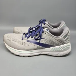 Brooks Alloy/Blue Adrenaline GTS 22 Running Sneakers Women Size 10.5 Narrow 2A