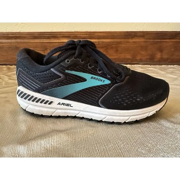 BROOKS Ariel 20 Womens‎ Running Shoes Walking Active Sneakers Black Blue 9 B