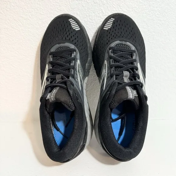 Brooks Beast 18 Shoes Mens US 11.5 4E Black Gray Running Sneakers 1102824E004