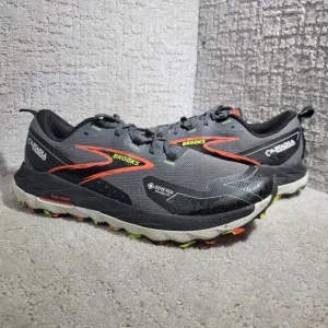 Brooks Cascadia 18 GTX Men's Size 12 Black Gore-Tex Running Sneakers 1104271D016