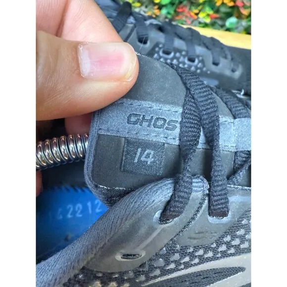Brooks‎ Ghost 14 Running Shoes Sneakers Triple Black 1103691 Men 11.5 NO INSERTS