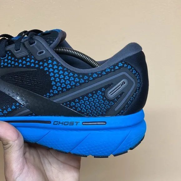 Brooks Ghost 14 Running Sneakers “Black Blue”