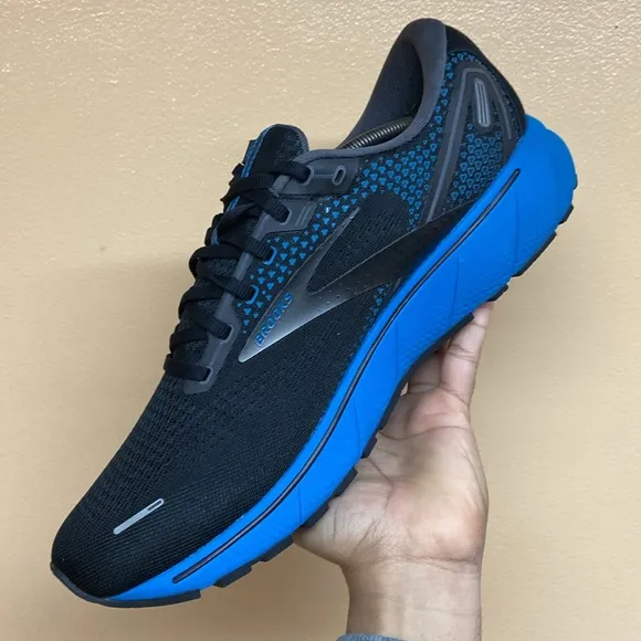 Brooks Ghost 14 Running Sneakers “Black Blue”