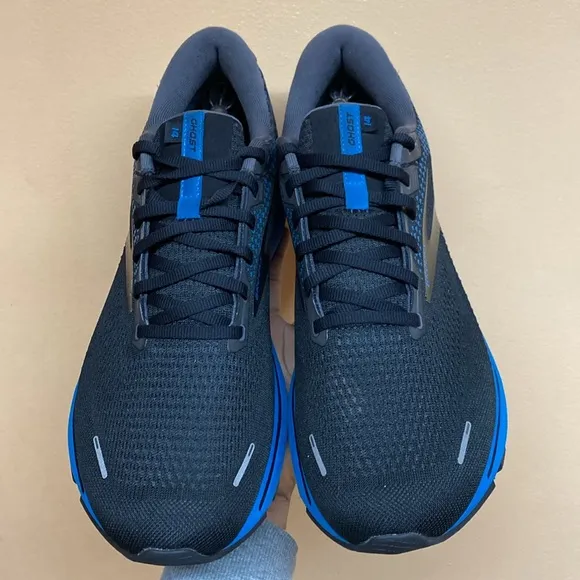 Brooks Ghost 14 Running Sneakers “Black Blue”