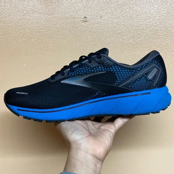 Brooks Ghost 14 Running Sneakers “Black Blue”