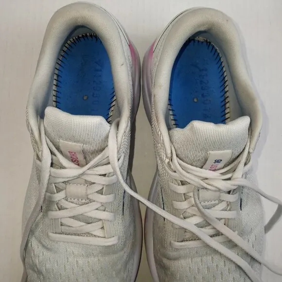 Brooks Ghost 16 Gray Purple Running Sneakers