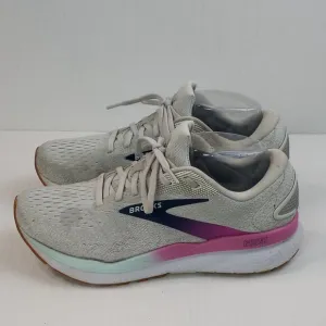Brooks Ghost 16 Gray Purple Running Sneakers