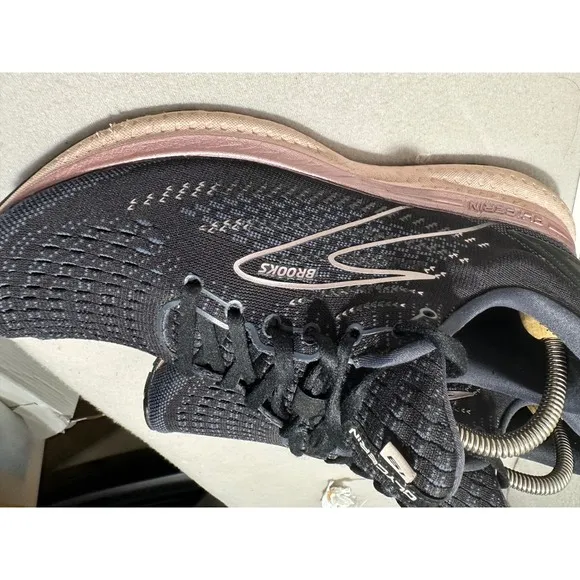 Brooks Glycerin 19 Running Shoes Cushioned Athletic Sneakers Black Pink