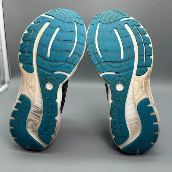 Brooks Glycerin 20 Women's 9 Navy Blue Athletic Running Shoes Lace-Up Sneakers