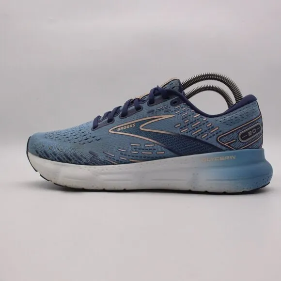 Brooks Glycerin 20 Women's Size 9 B US Blue Running Shoes Sneakers 1203691B478