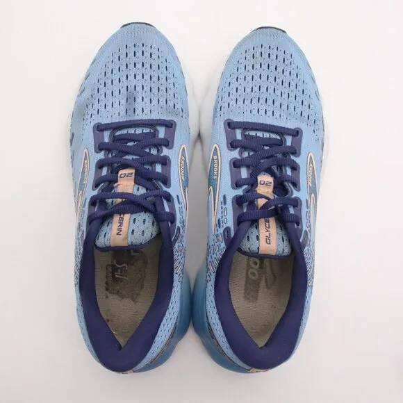 Brooks Glycerin 20 Women's Size 9 B US Blue Running Shoes Sneakers 1203691B478