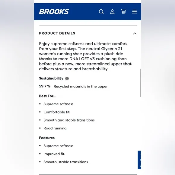 Brooks Glycerin 21 Sneakers