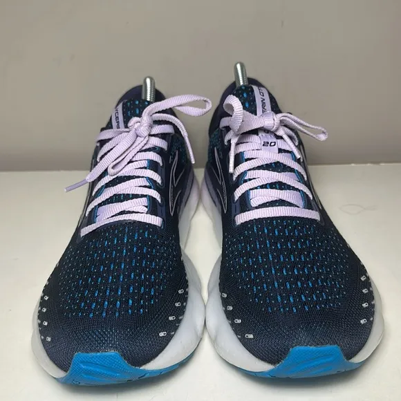 Brooks glycerin GTS 20 blue and purple running sneakers