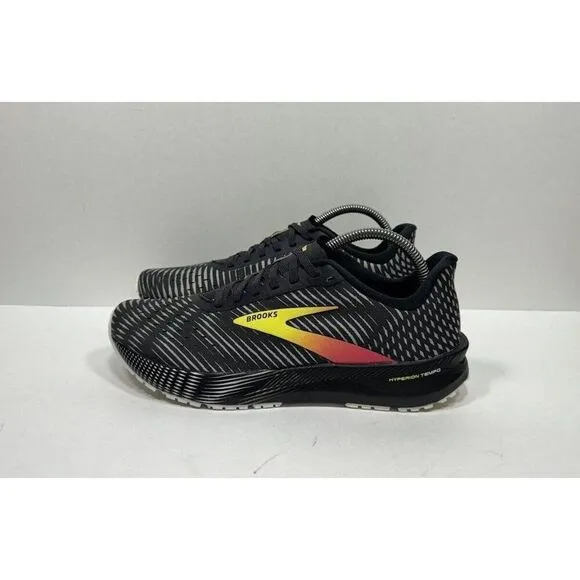 Brooks Hyperion Tempo Men's Size 8 Black Athletic Running Sneakers 1103391D074