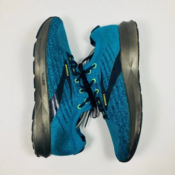 Brooks Levitate 3 Running Shoes Mens 10 Navy Green Sneakers 1103121D479