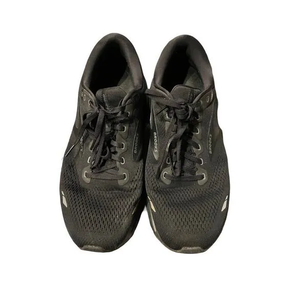 Brooks Men’s Ghost 15 Black Athletic Running Sneaker Supportive Size 12
