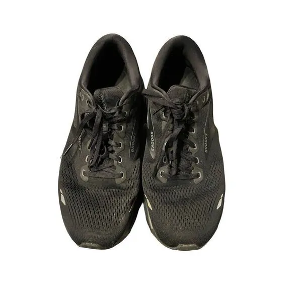 Brooks Men’s Ghost 15 Black Athletic Running Sneaker Supportive Size 12