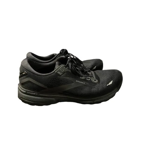 Brooks Men’s Ghost 15 Black Athletic Running Sneaker Supportive Size 12