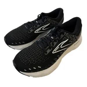 Brooks Mens Glycerin 20 Running Shoes Black White Sneakers Size 9 110383-1D-059