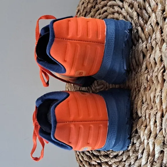 Brooks Mens Launch 9 Athletic/Running Orange/Navy ‎ Performance Sneakers S-8