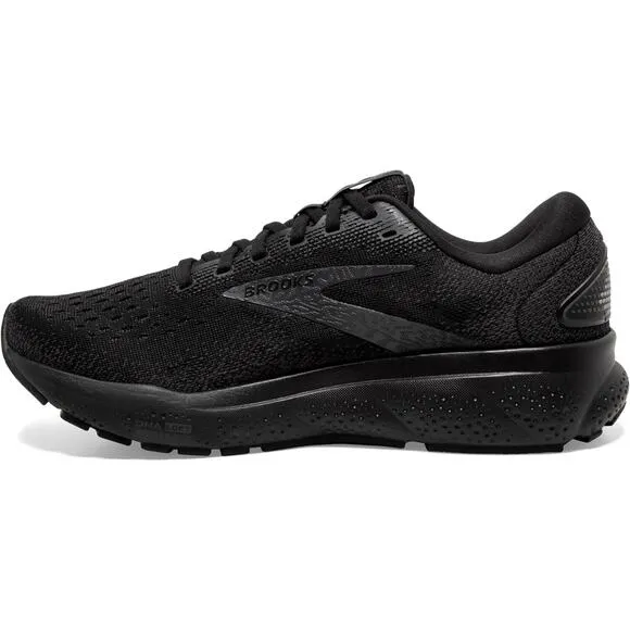 BROOKS Running Shoes Ghost 16 Black/Ebony Size 9 Men's Athletic Sneakers