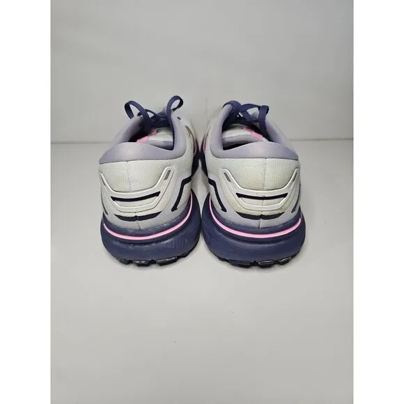 Brooks Womens Ghost 15 1203801B492 White Running Shoes Sneakers Size 9 B