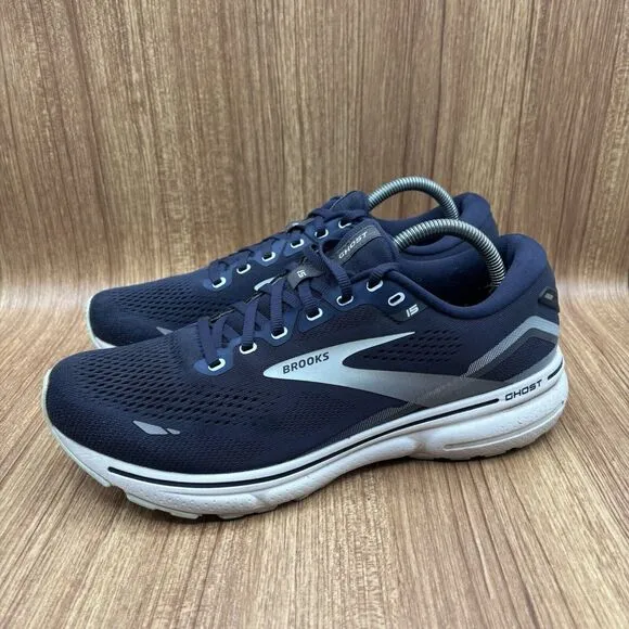 Brooks Womens Ghost 15 Running Shoes Size 11.5 B Peacock Pearl Salt Air Sneakers