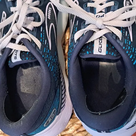 BROOKS Womens GLYCERIN 20‎ GTS Performance Running/Training Sneakers Navy 7W