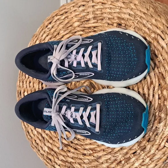 BROOKS Womens GLYCERIN 20‎ GTS Performance Running/Training Sneakers Navy 7W