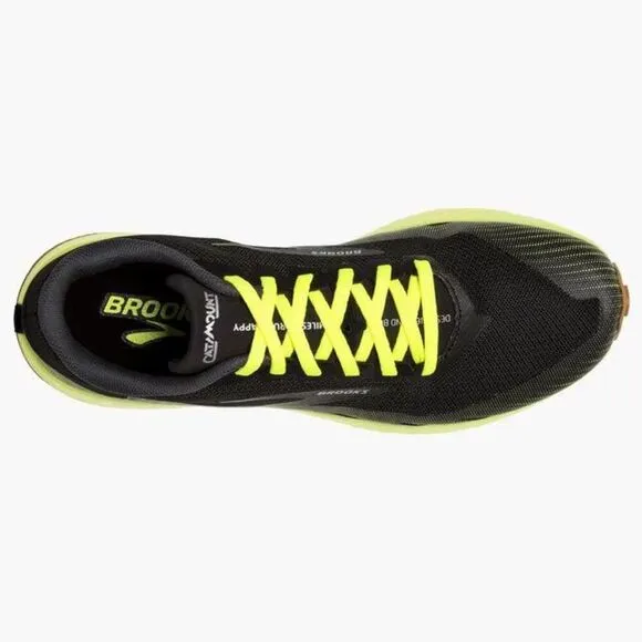 Brooks Catamount 110352-1D-013 Sneakers Men's US 7 Black Running Shoes EEE1701