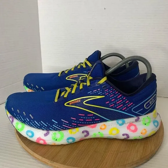 Brooks Men 12 Sneakers Bowl O' Brooks Glycerin 20 Running Blue Shoes 1103821D462