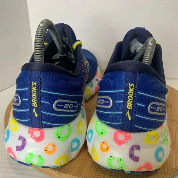 Brooks Men 12 Sneakers Bowl O' Brooks Glycerin 20 Running Blue Shoes 1103821D462