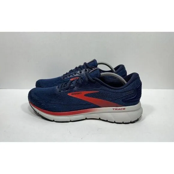Brooks Trace 2 Men's Size 10.5 Blue Running Athletic Sneakers Shoes 1103881D420