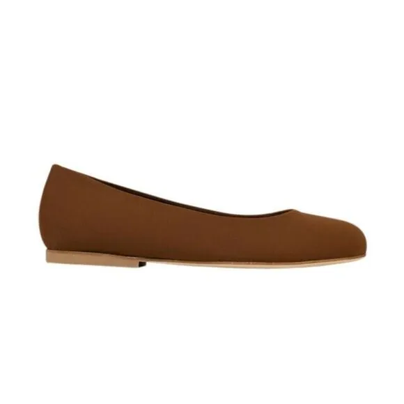 Brown Ballet Flat Shoes Size 11