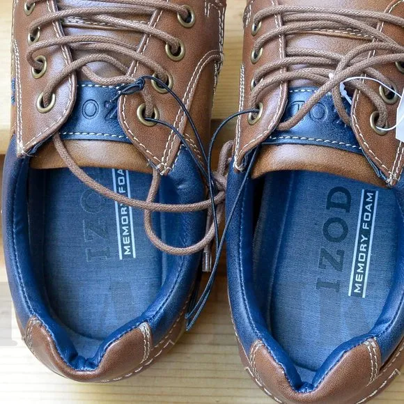brown Izod  Lace Up Oxfords  Shoes