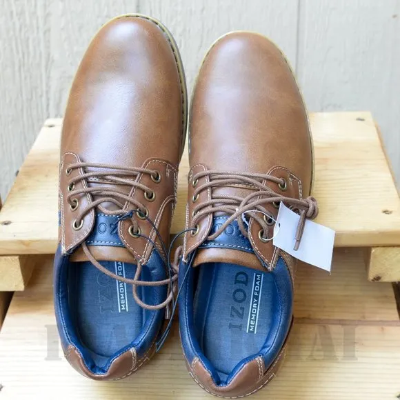 brown Izod  Lace Up Oxfords  Shoes