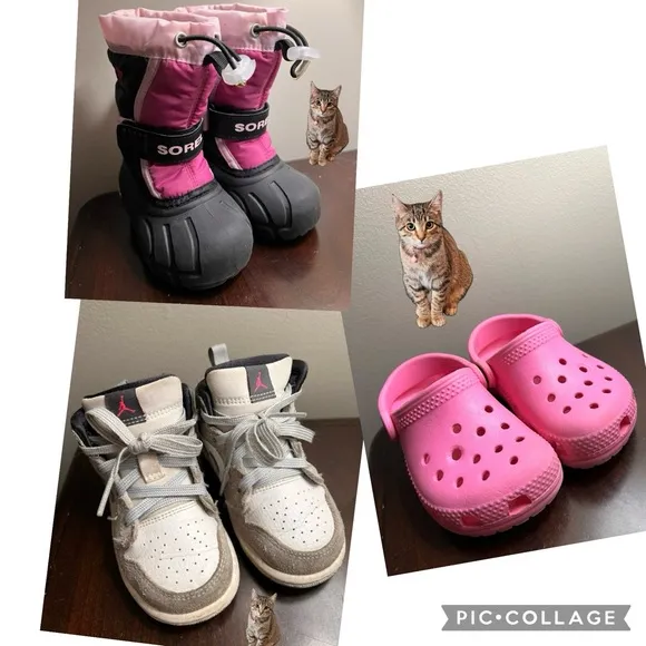 Bundle of Toddler Girl 6C Shoes