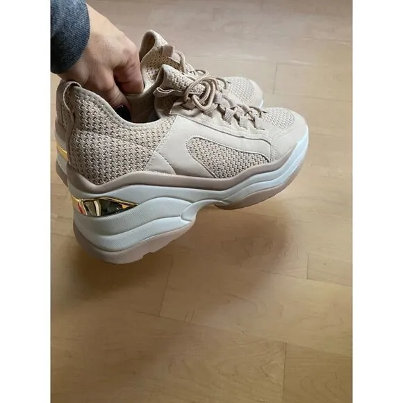 Call it Spring BNWT &quot;Alexxa Tex Mix&quot; chunky platform Sneaker Womens Size 10 NEW